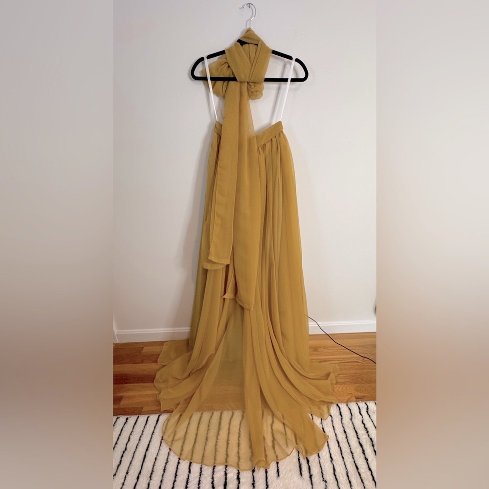 Sweet Caroline Styles Wedding Dress Florence Skirt Marigold & Willow Crop Top 8 - Picture 4 of 11